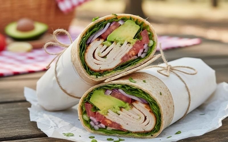 Turkey Avocado Sandwich Recipe Ideas: Classic, Wraps & Creative Twists Picnic or On-the-Go Serving