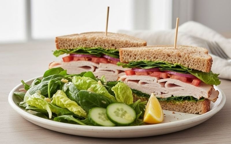 Turkey Avocado Sandwich Recipe Ideas: Classic, Wraps & Creative Twists Classic Lunch Plate