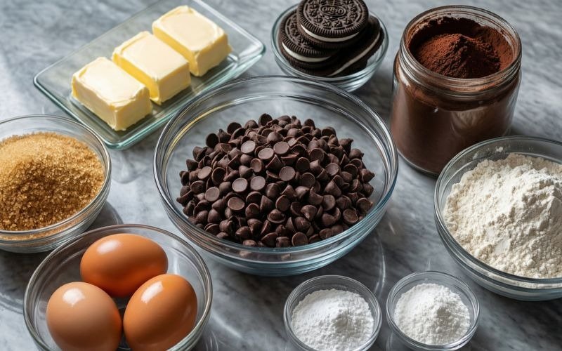Ingredients of Slutty Brownie Recipe