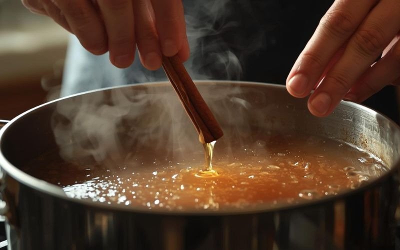 Bhakhlava Cheesecake Recipe – Creamy, Crunchy, and Delicious Remove cinnamon stick and cool syrup to room temperature.