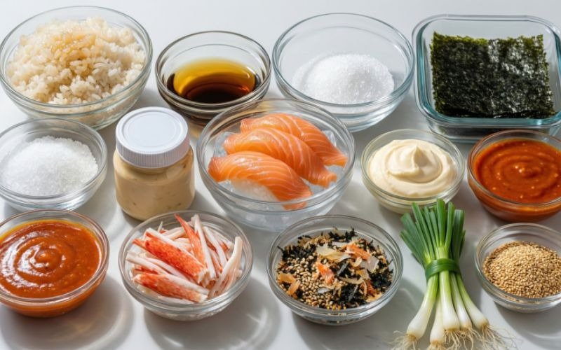 Salmon Sushi Bake Recipe