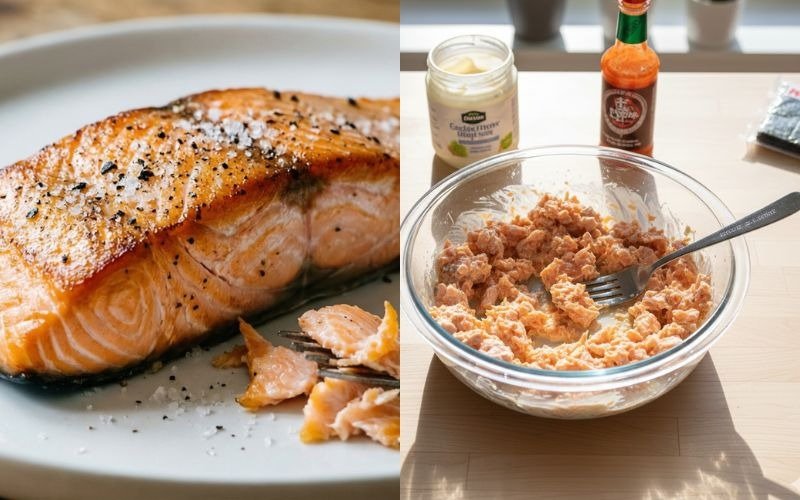 Salmon Sushi Bake Recipe