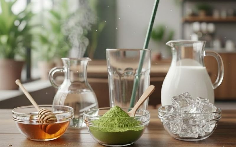 Iced Matcha Latte Recipe