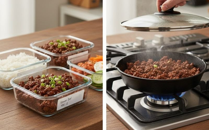 Best Korean Beef Recipe – Quick, Authentic & Ready in 20 Minutes Storage & Reheating Guide