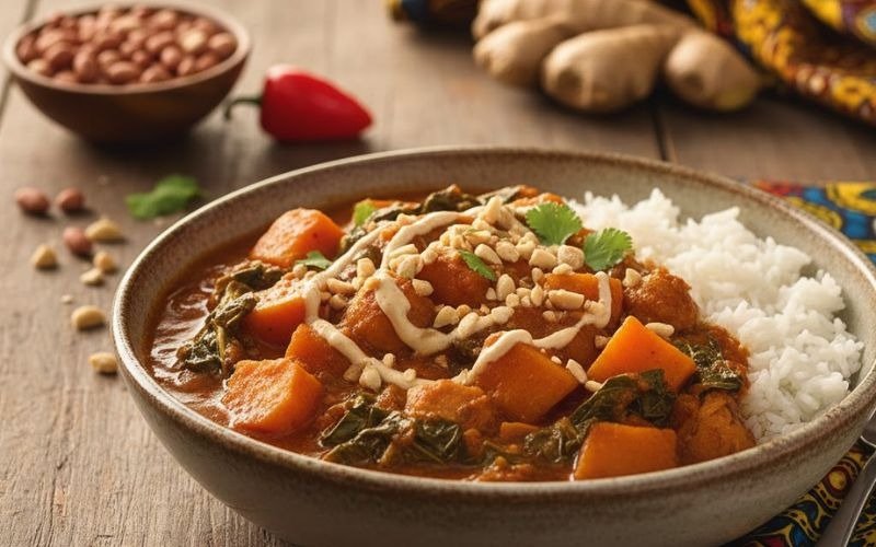 West African Peanut & Sweet Potato Stew